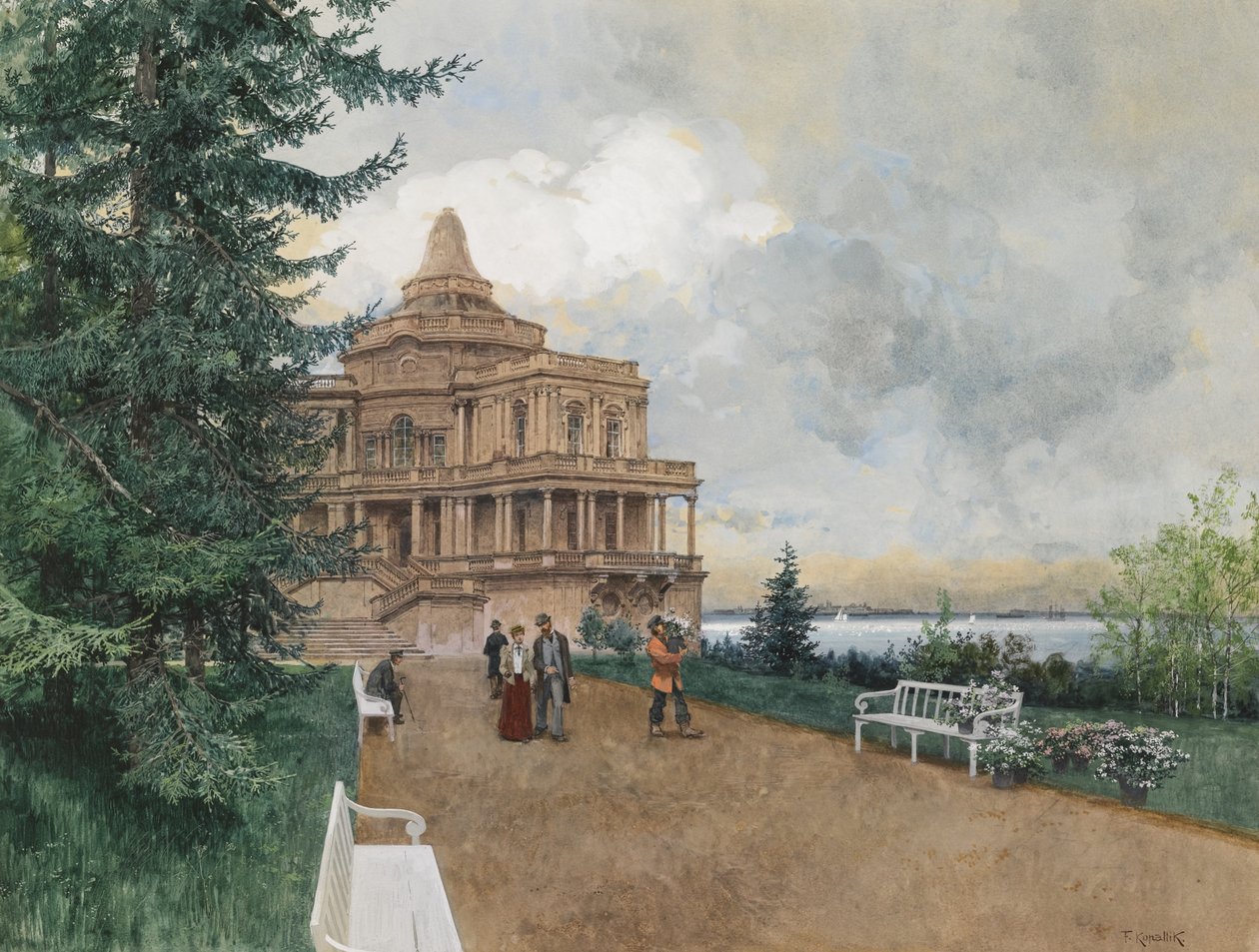 Oranienbaum, 1898 od Franz Kopallik