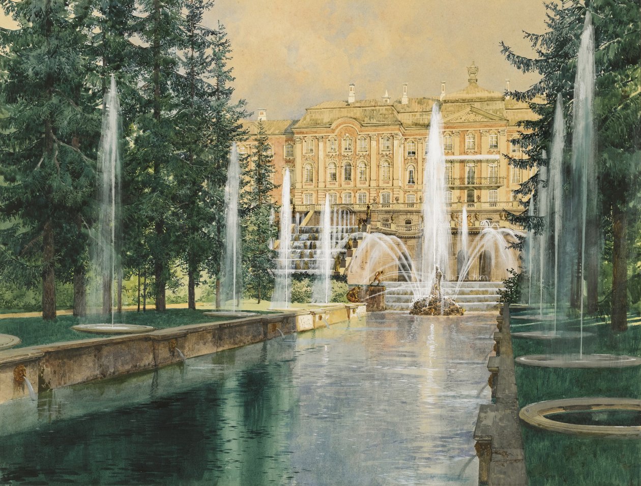 Peterhof, 1898 od Franz Kopallik