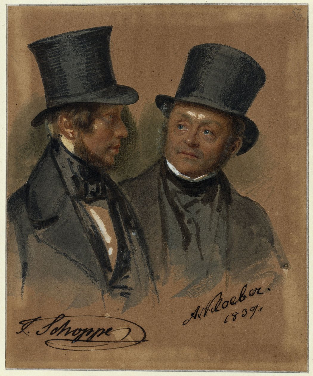 August v. Kloeber, Julius Schoppe od Franz Krüger