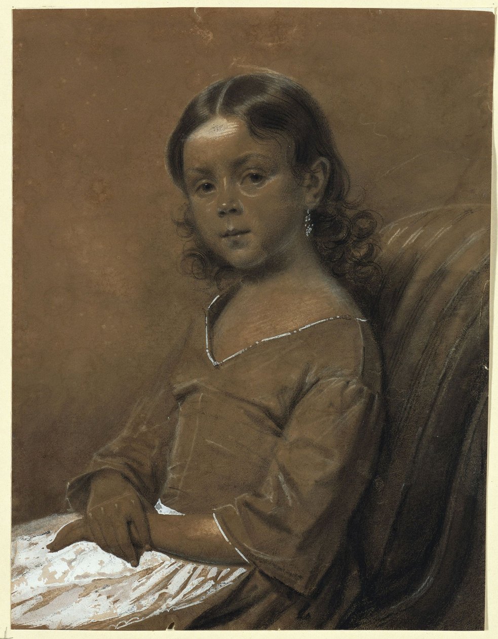 Auguste Taglioni jako dítě od Franz Krüger