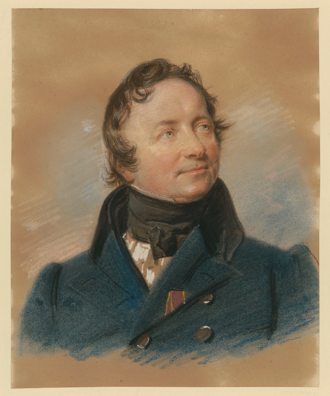 Portrét sochaře Karla Friedricha Wichmanna od Franz Krüger