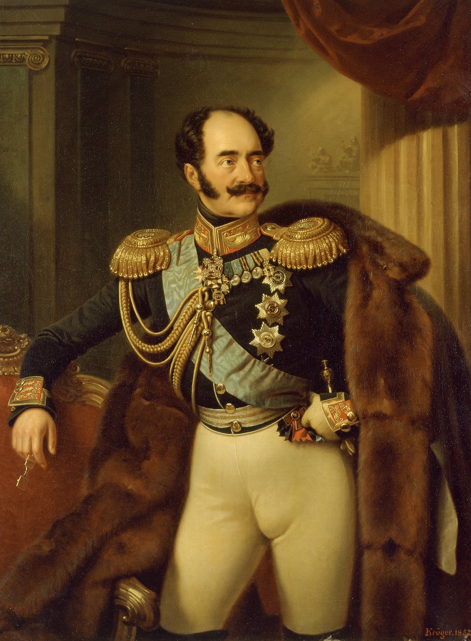 Portrét hraběte Adlerberga od Franz Krüger