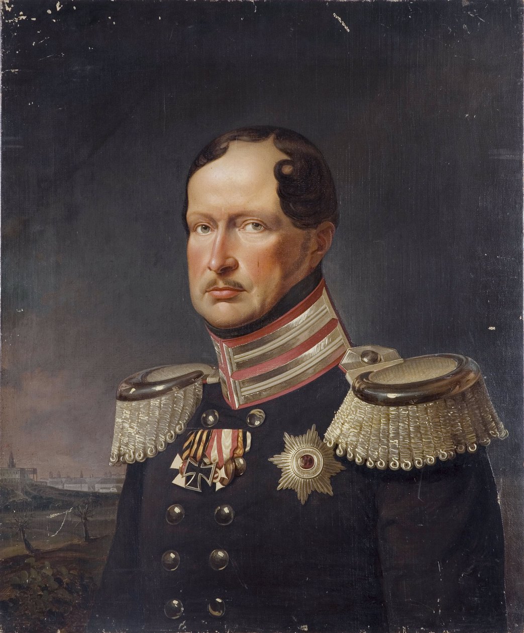 Fridrich Vilém III Pruský - Fridrich Vilém III Pruský (1797-1840), Kruger, Franz (1797-1857). Olej na plátně. Národní muzeum Stockholm od Franz Krüger