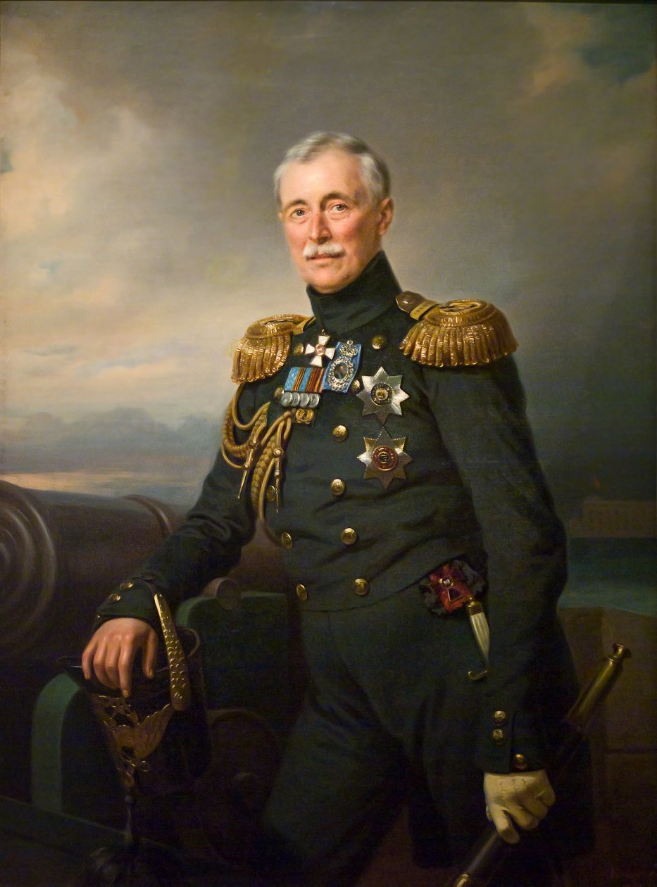 Princ Alexandr Sergejevič Menšikov 1787-1869, 1851 od Franz Krüger