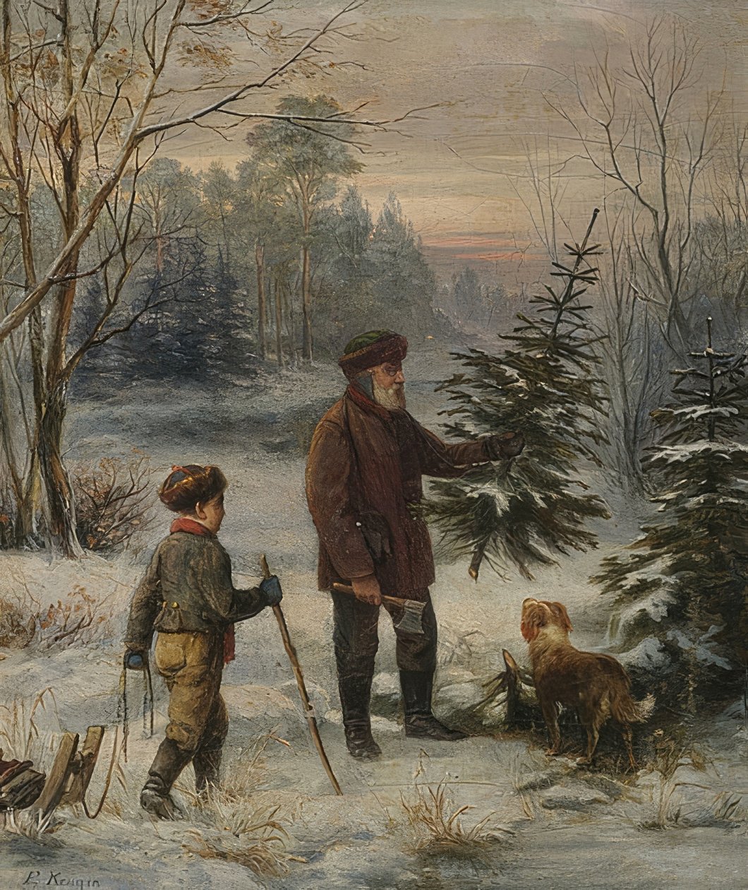 předvánoční od Franz Krüger
