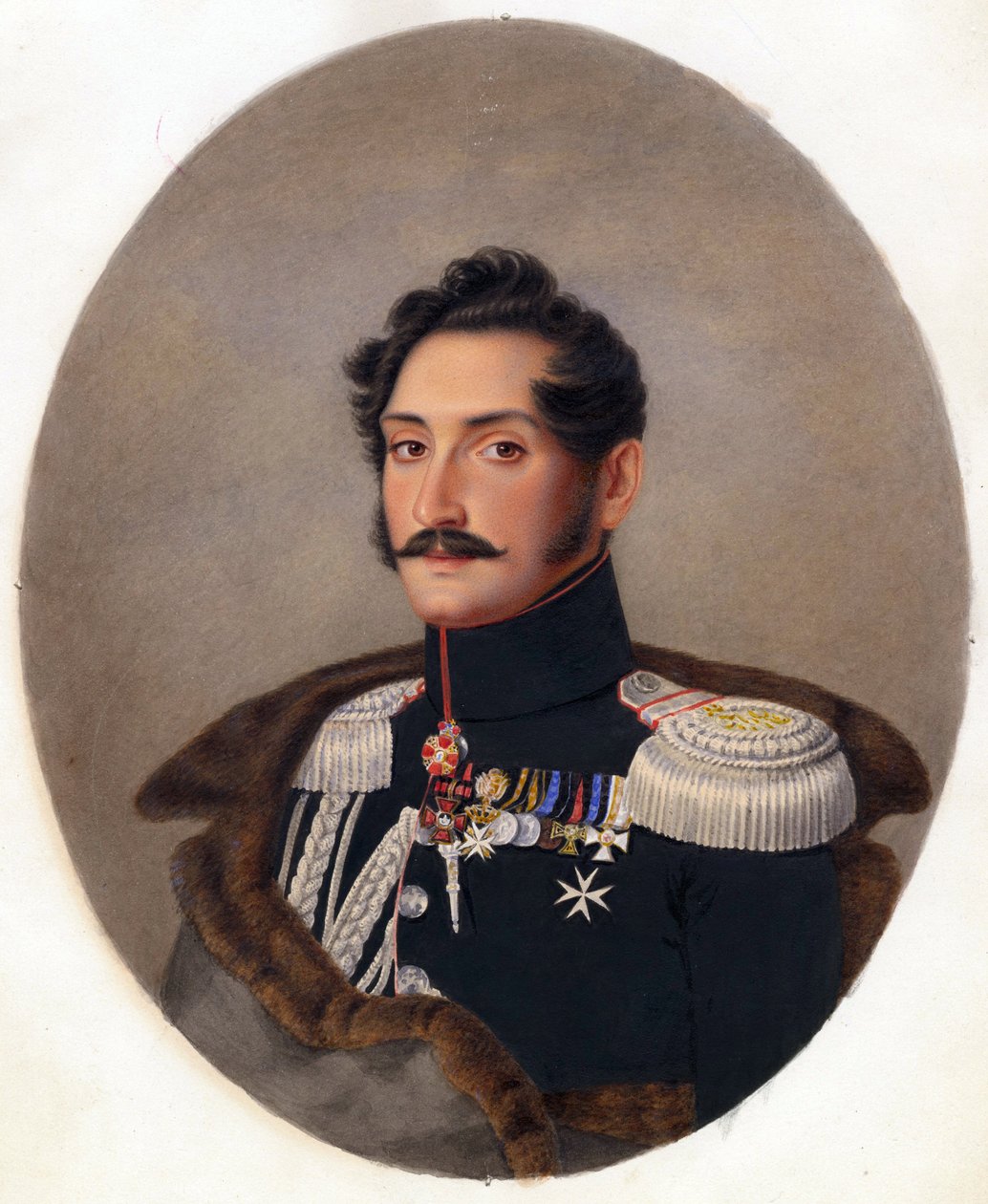 Portrét prince Alexeje Fjodoroviče Orlova od Franz Krüger