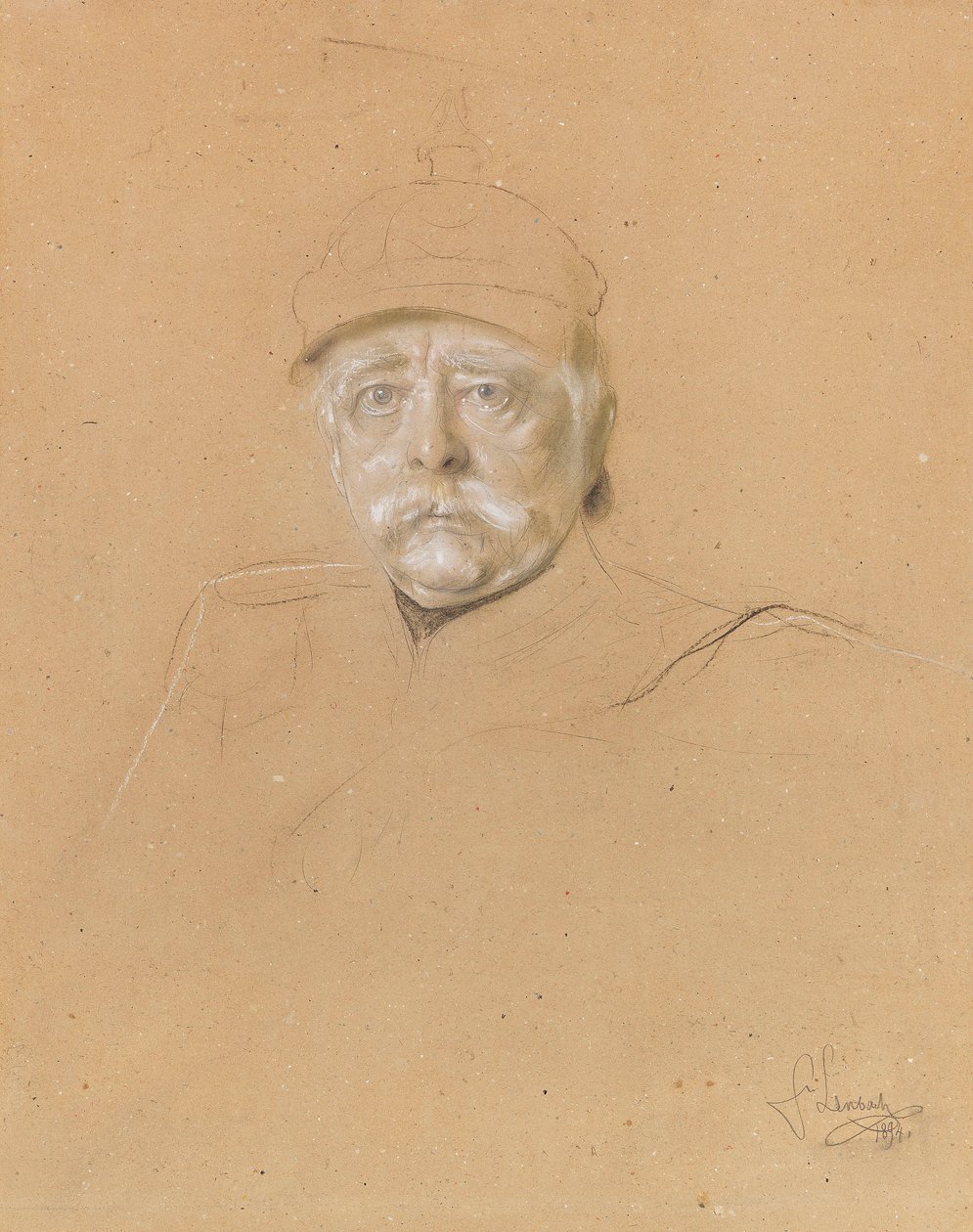 Portrét Otto von Bismarcka 1815-1898, 1894. od Franz von Lenbach