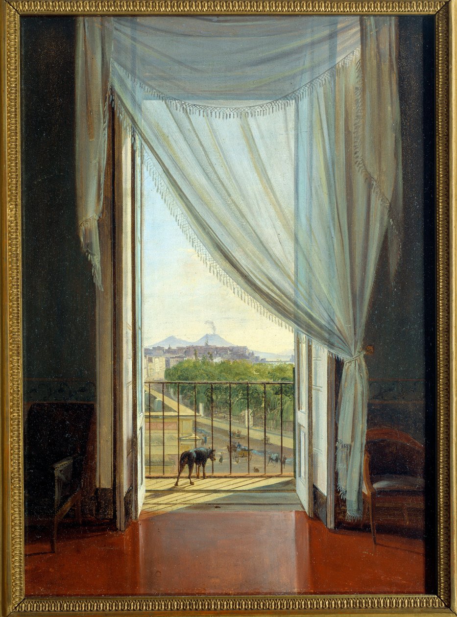 Okno v Neapoli od Franz Ludwig Catel
