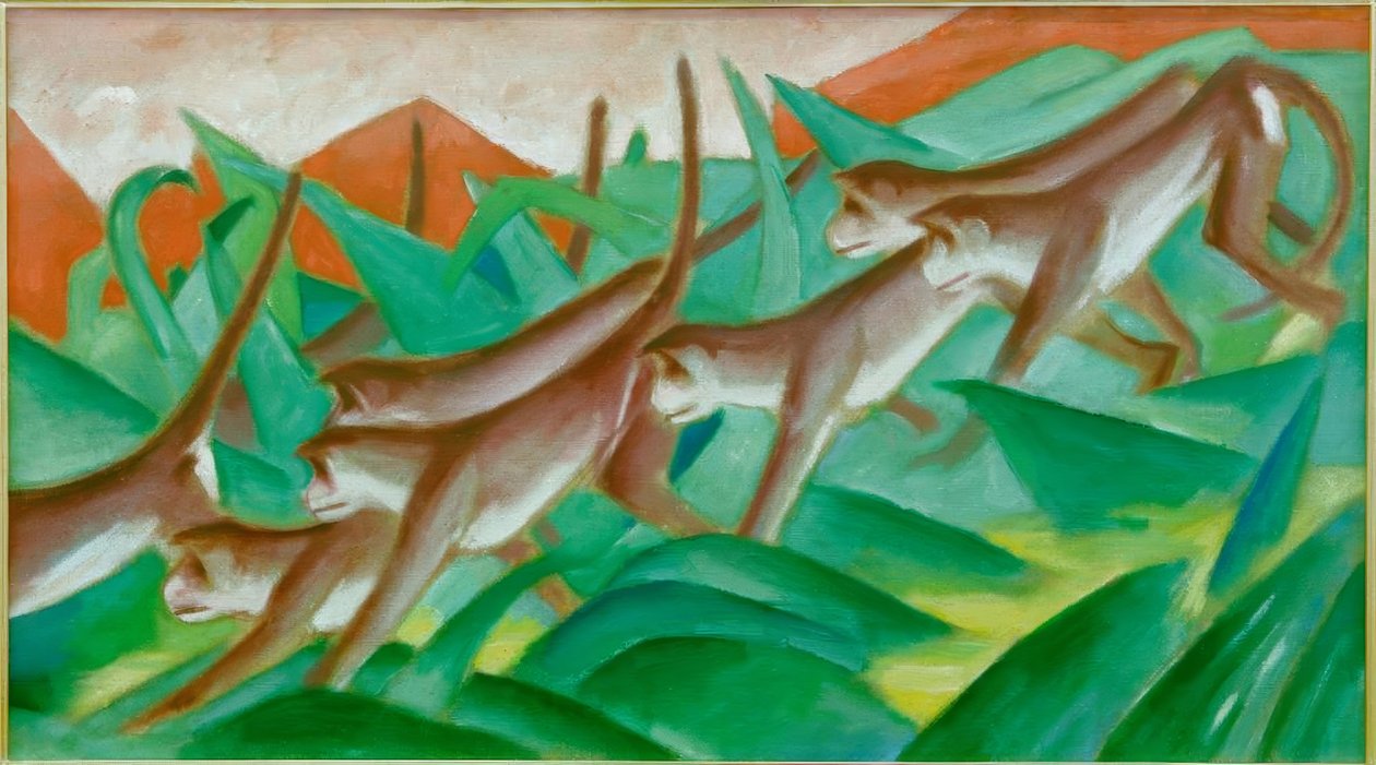 Affenfries od Franz Marc