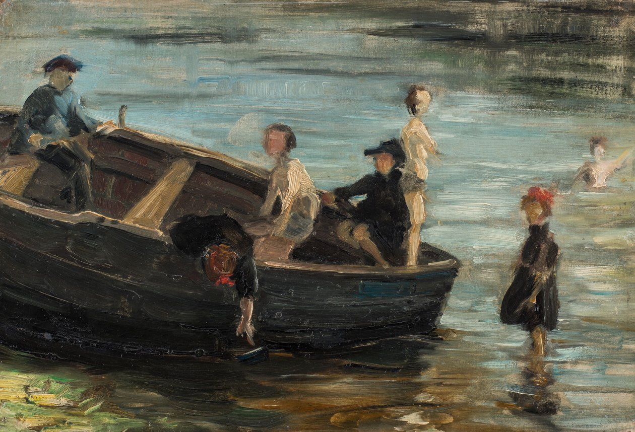 Děti na lodi od Franz Marc
