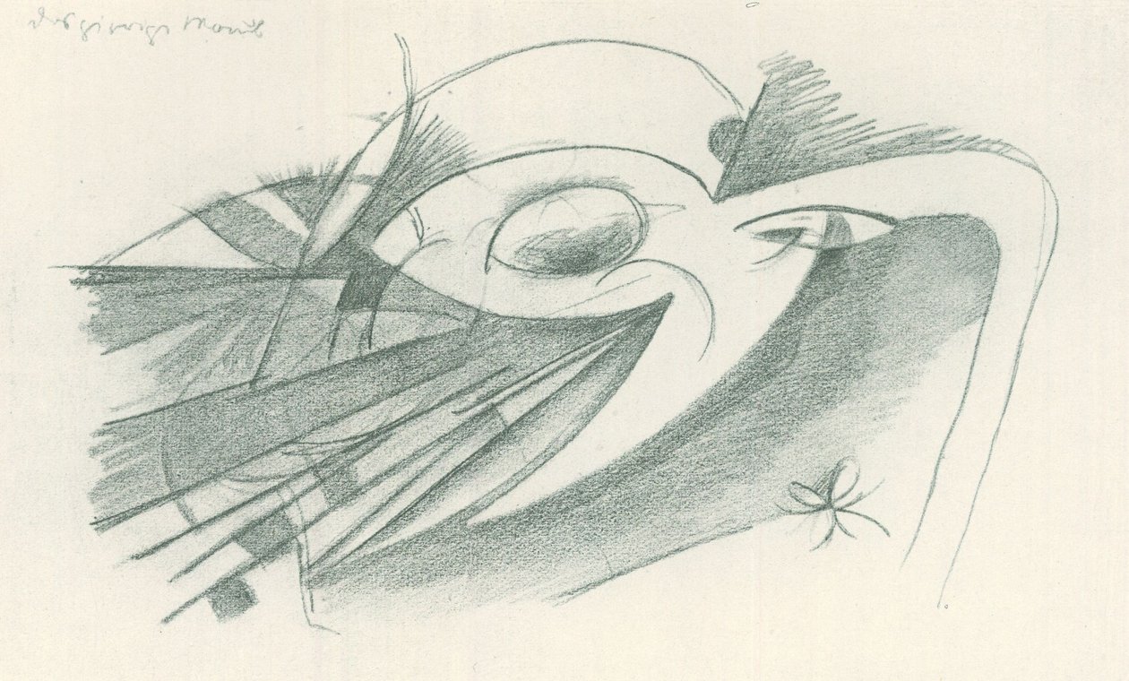Nenasytný měsíc od Franz Marc