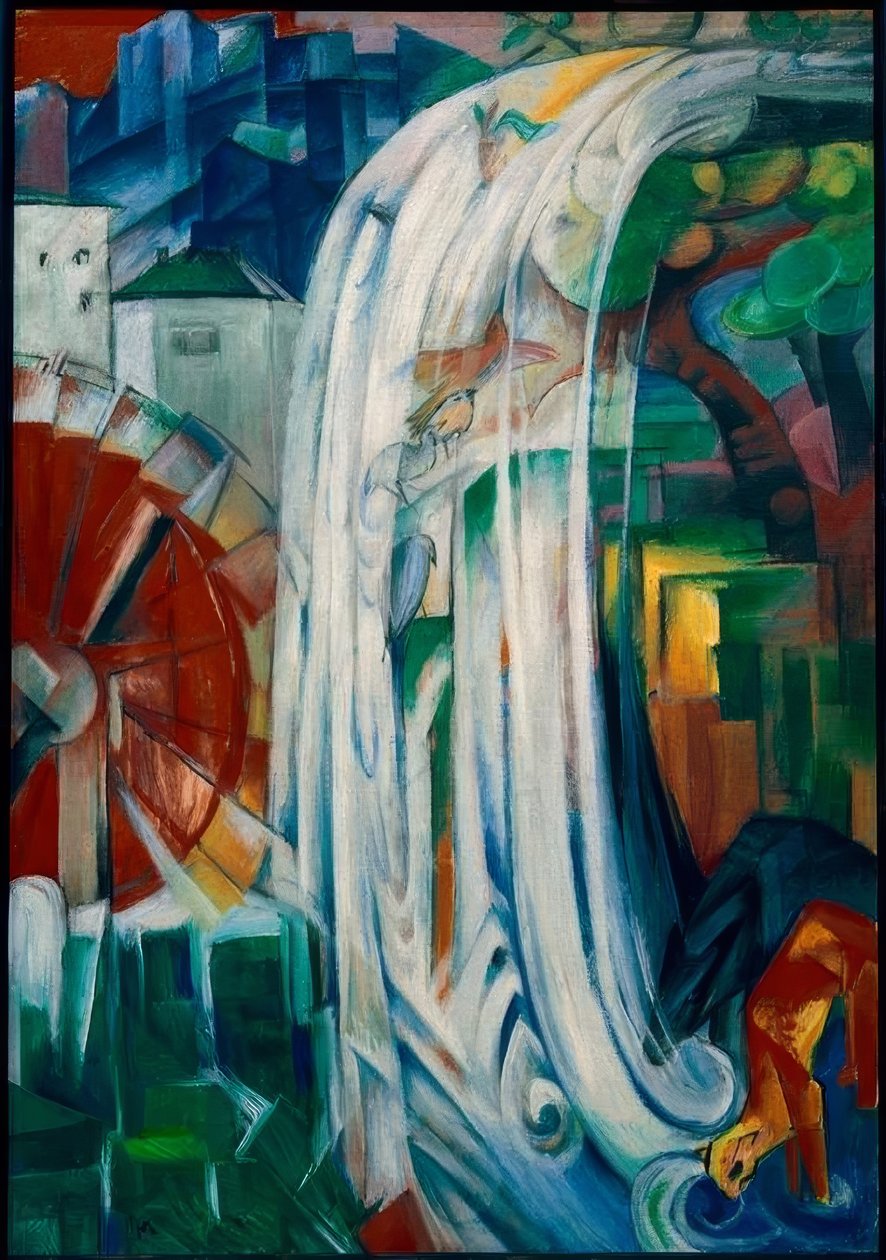 Začarovaný mlýn od Franz Marc