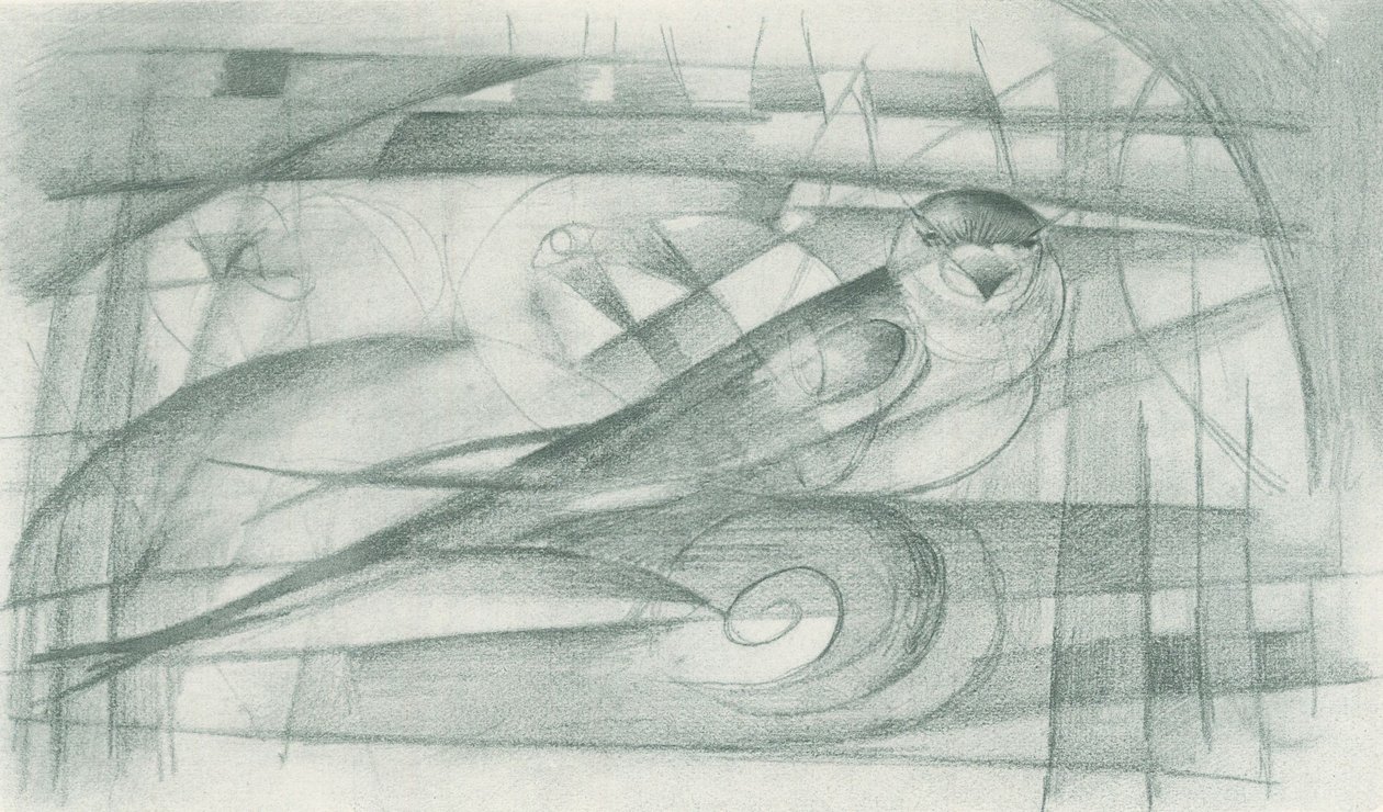 Vlaštovka od Franz Marc