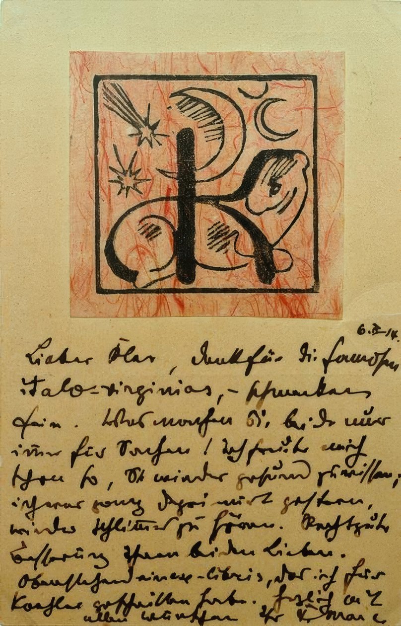 Exlibris Bernhard Koehler od Franz Marc