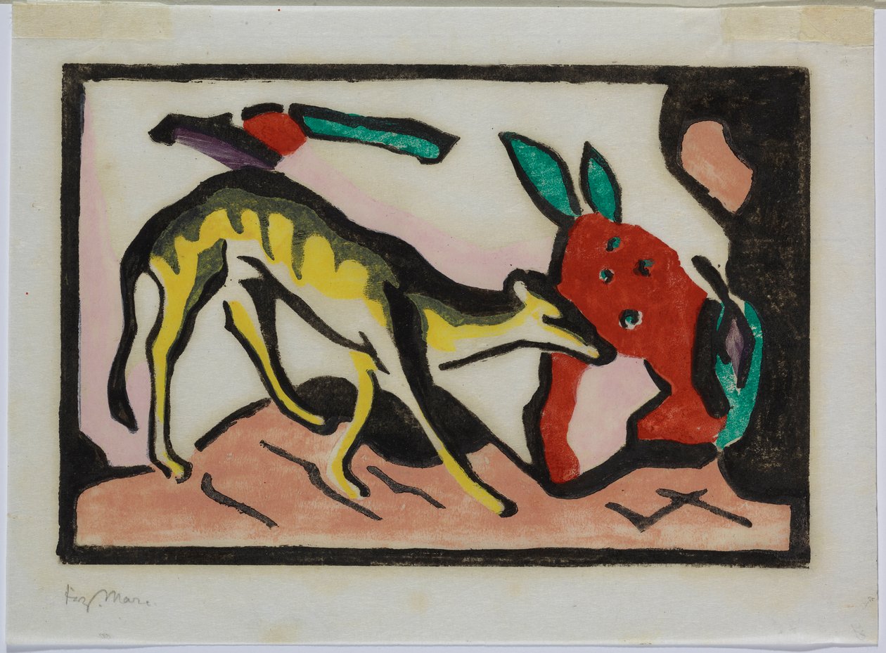 Bájná bytost od Franz Marc