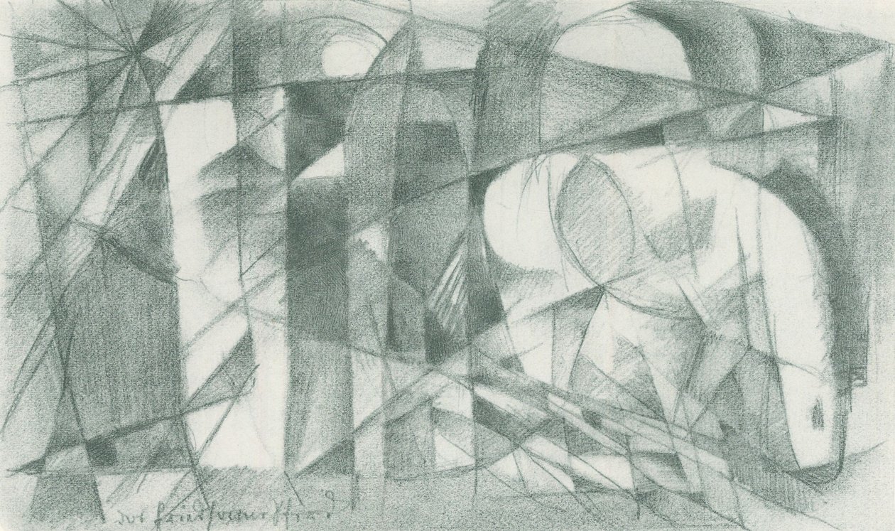 Franz Marc - Skicák z terénu - List 14 od Franz Marc