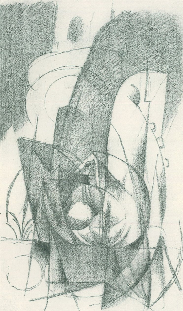 Franz Marc - Skicák z terénu - List 15 od Franz Marc