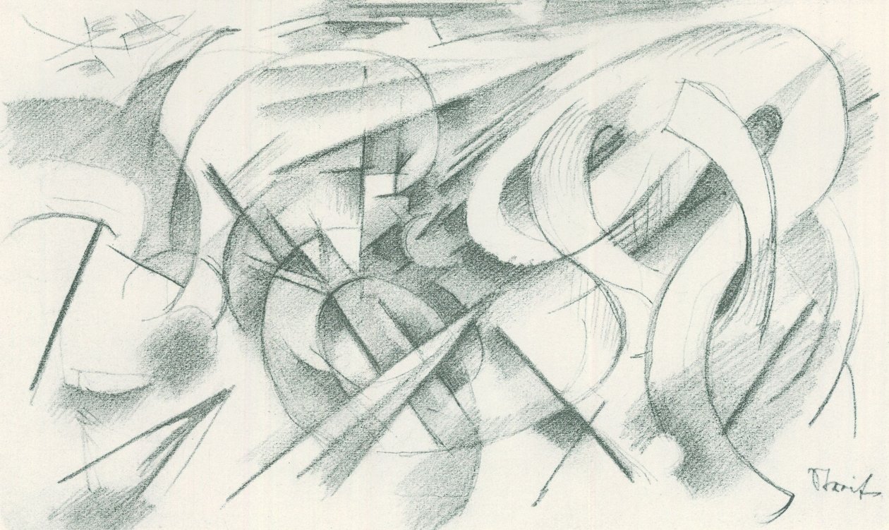 Franz Marc - Skicák z terénu - List 16 od Franz Marc
