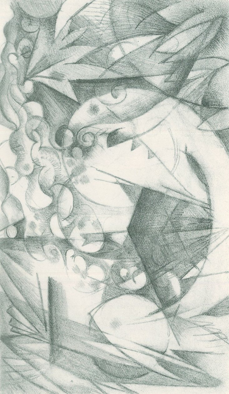 Franz Marc - Skicák z terénu - List 18 od Franz Marc