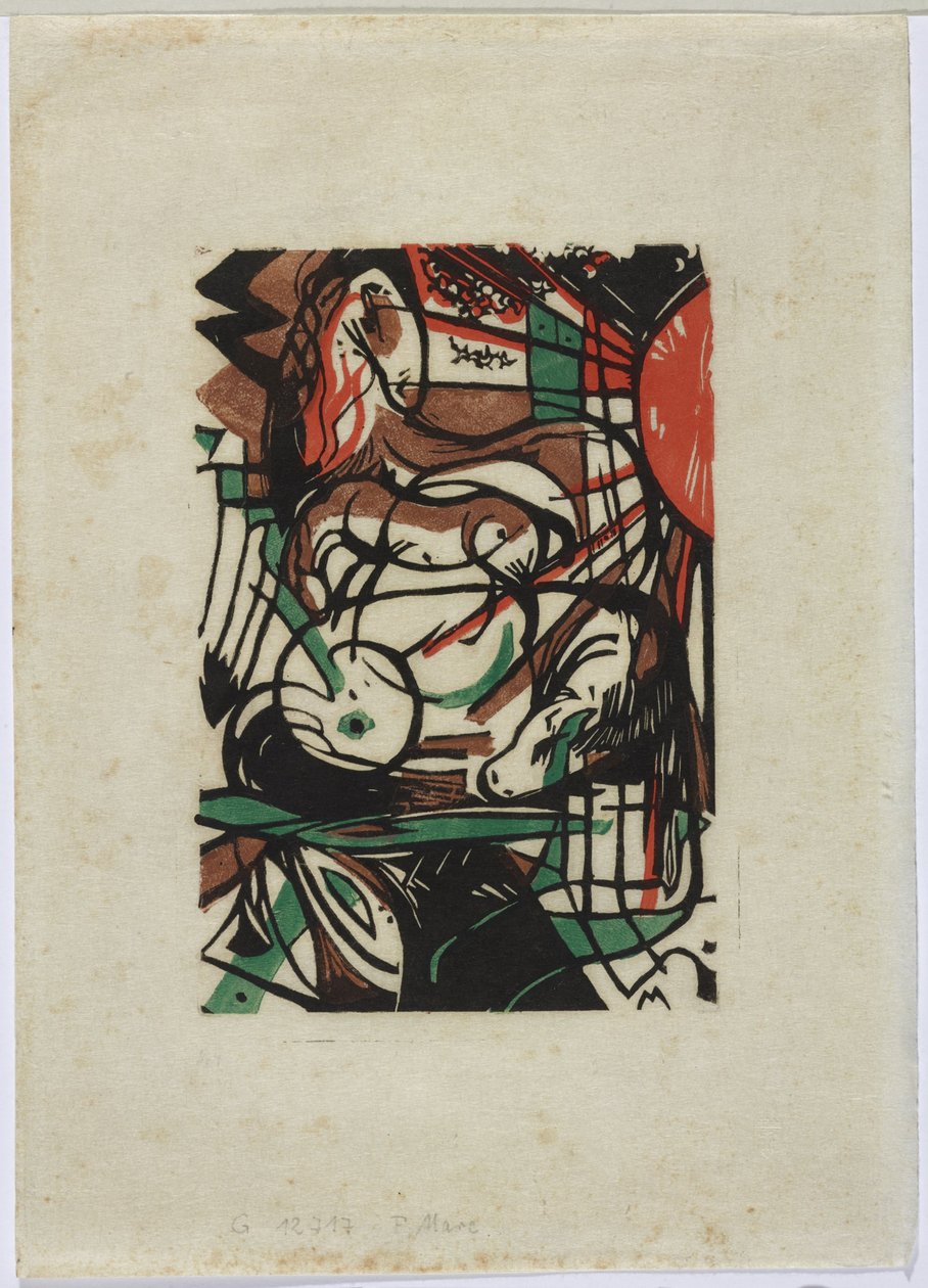 narození koní od Franz Marc