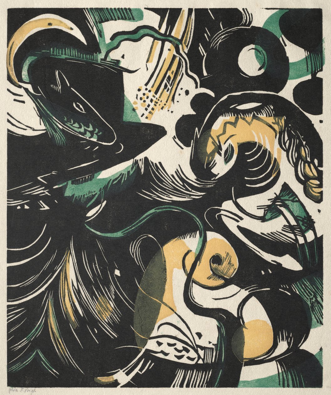 Genesis II od Franz Marc