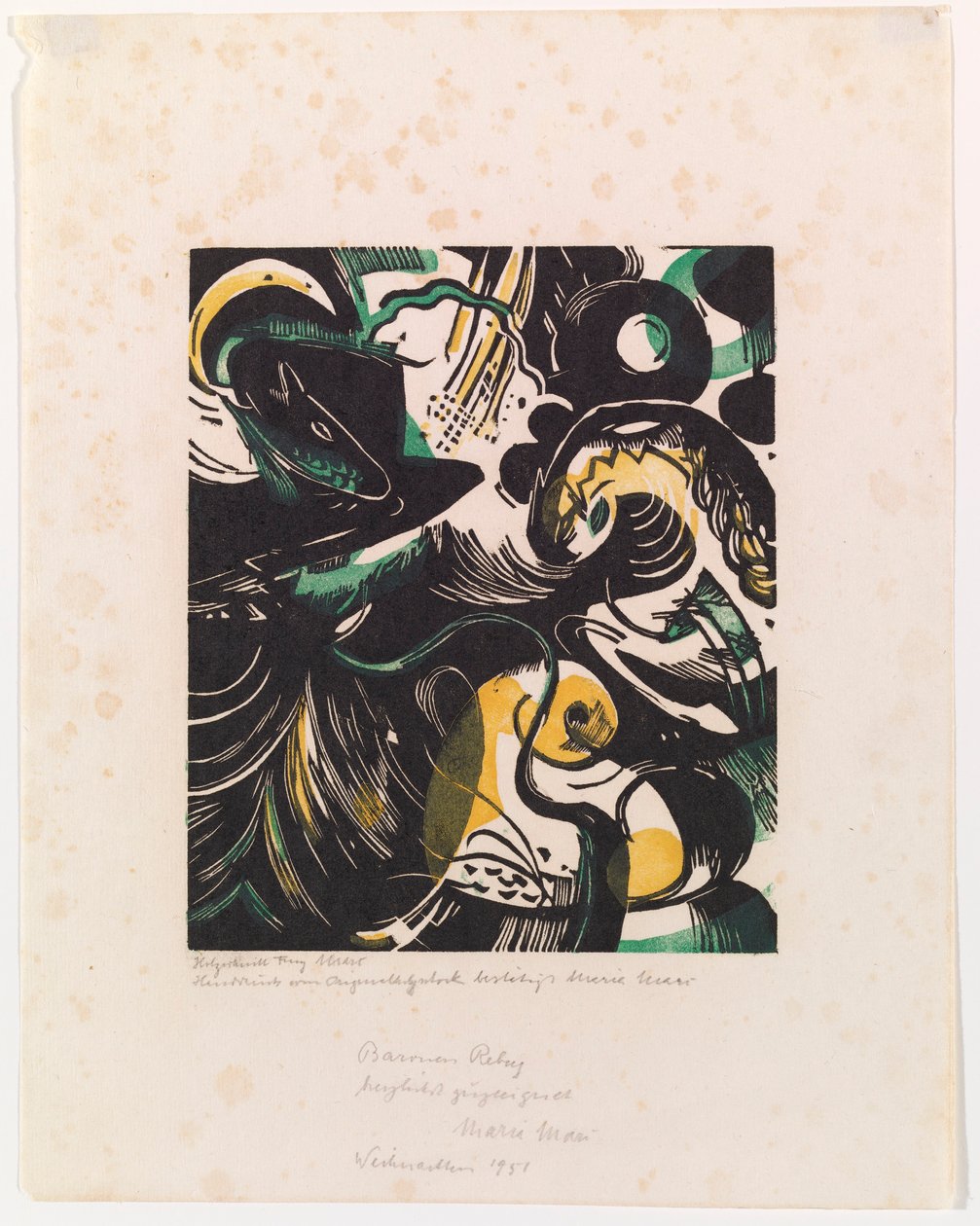 Genesis II od Franz Marc
