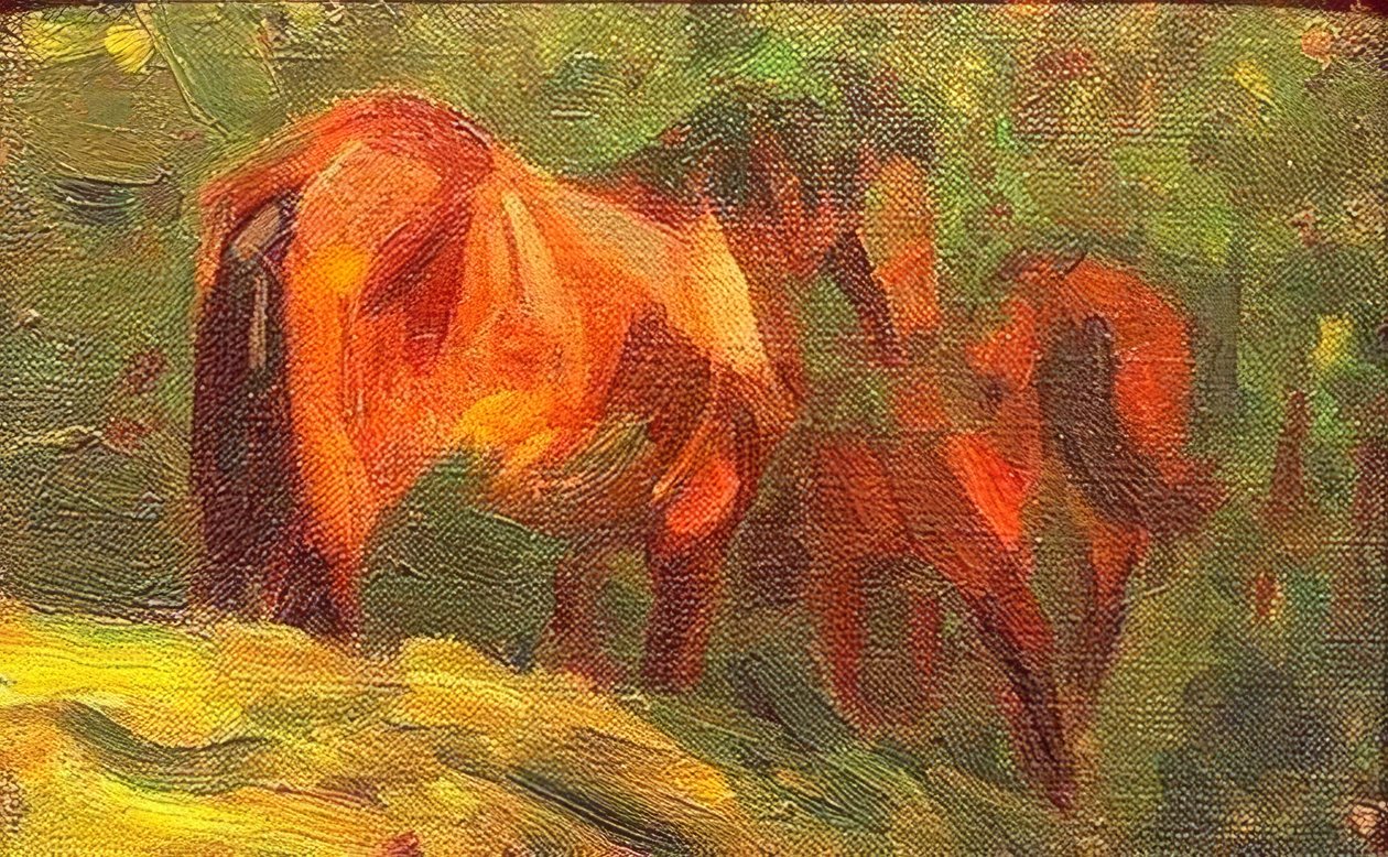 Studie malého koně od Franz Marc