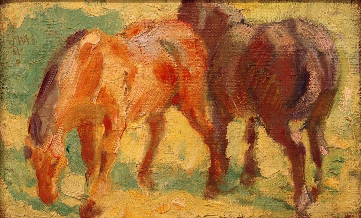 Obrázek malého koně od Franz Marc
