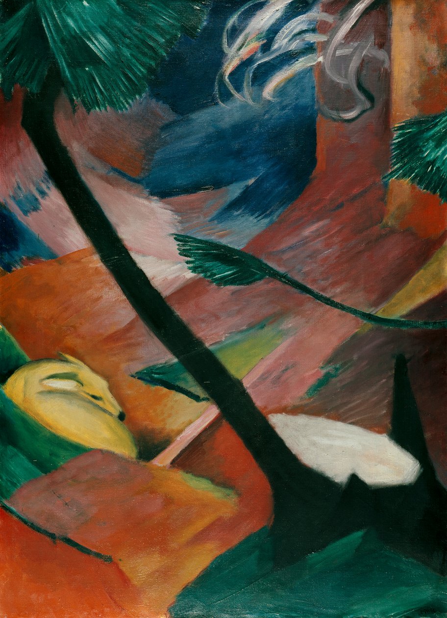 Reh im Walde II od Franz Marc