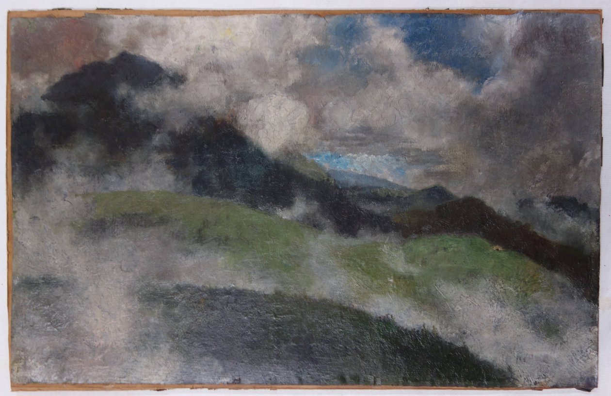 Stoupající mlha od Franz Marc