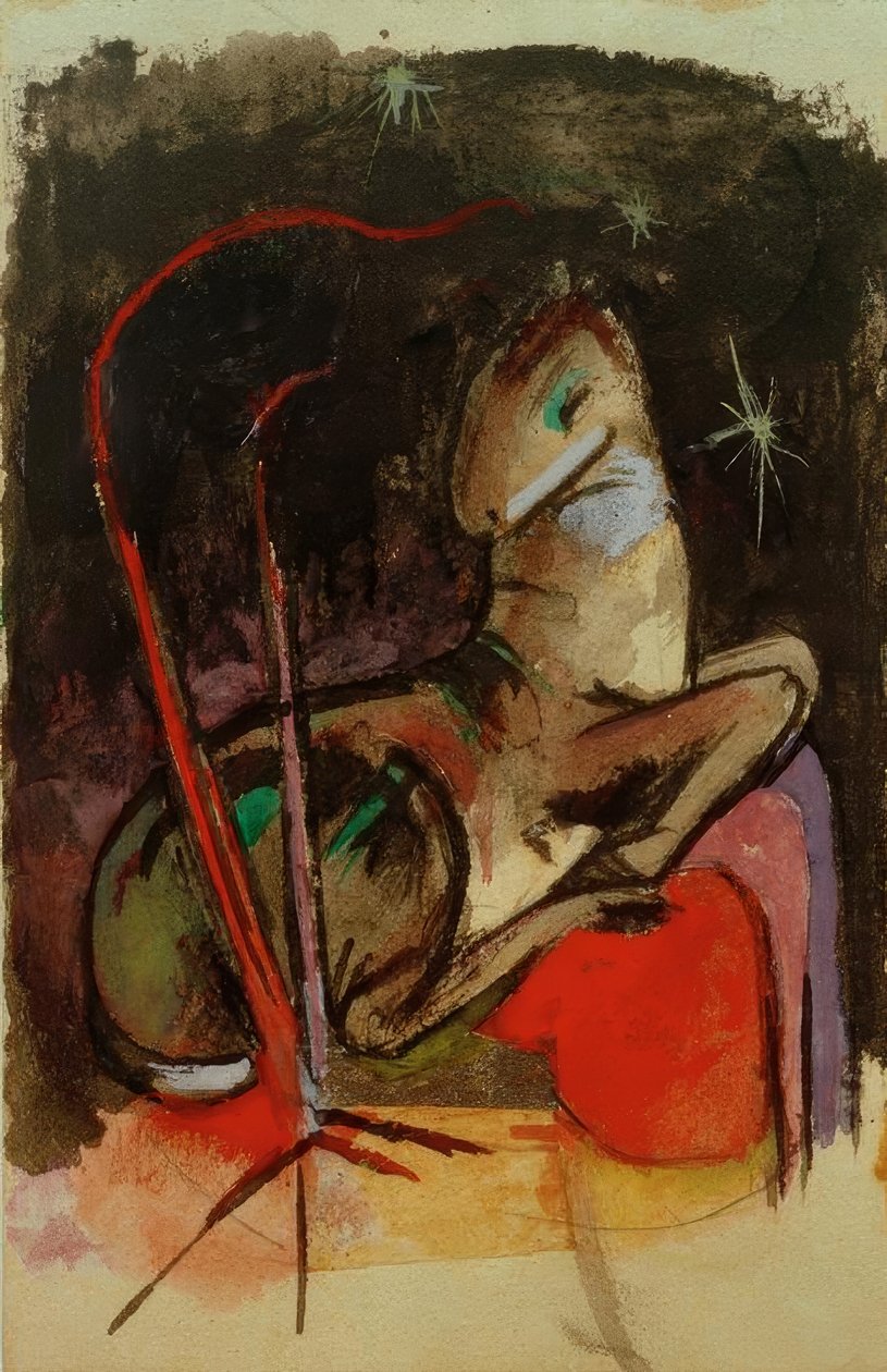 Odpočívající zvíře od Franz Marc