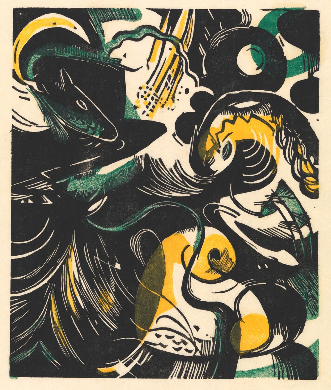 Příběh o stvoření II od Franz Marc