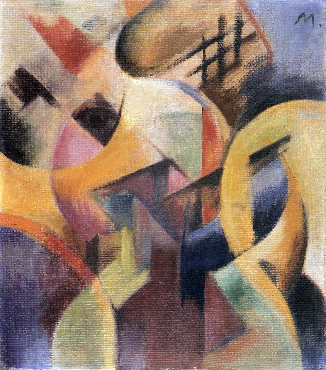 Malá kompozice I od Franz Marc