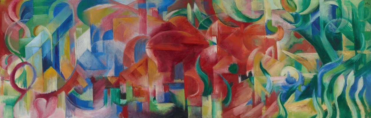 Hravé tvary od Franz Marc