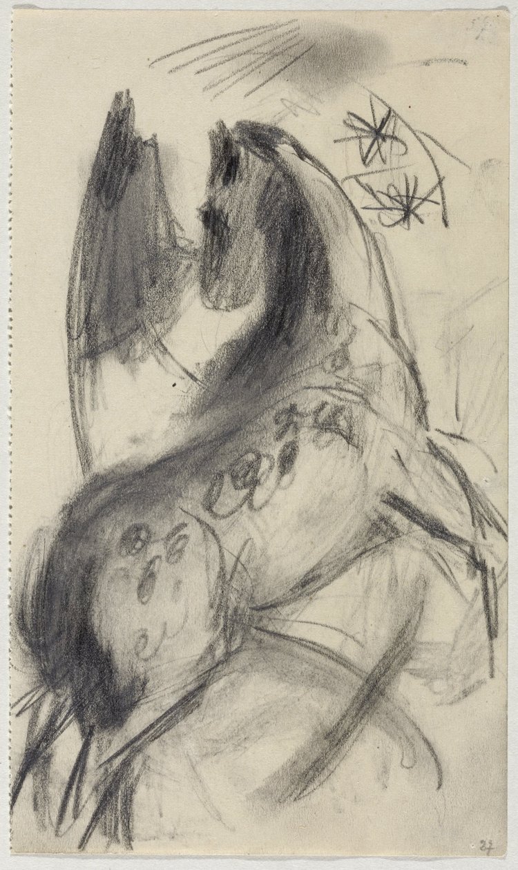 skákací kůň od Franz Marc