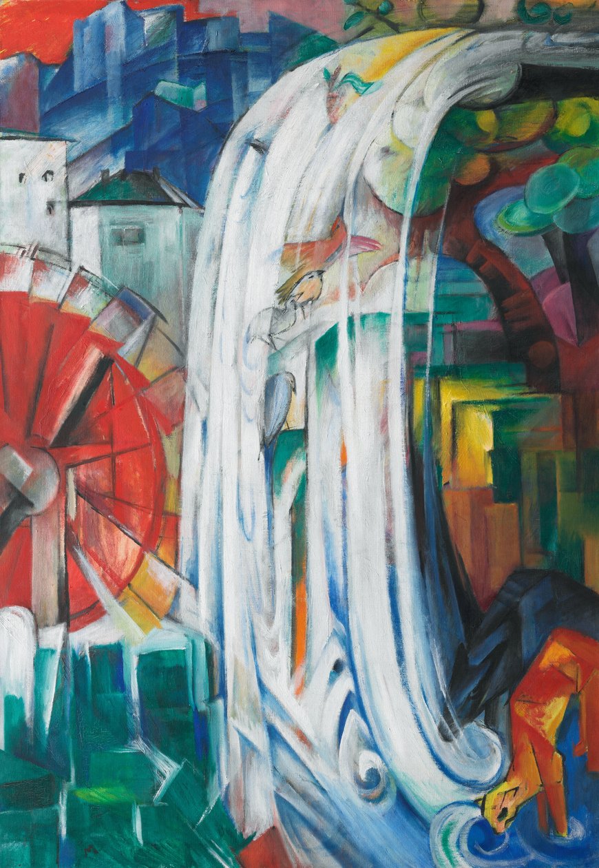 Okouzlený mlýn od Franz Marc