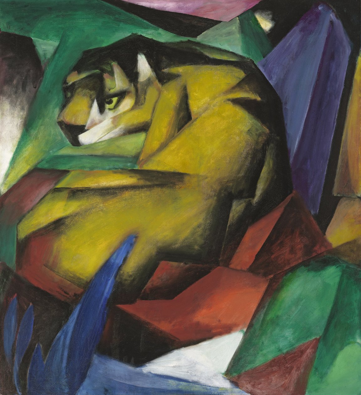 Tygr | Franz Marc | Umělecká tisk