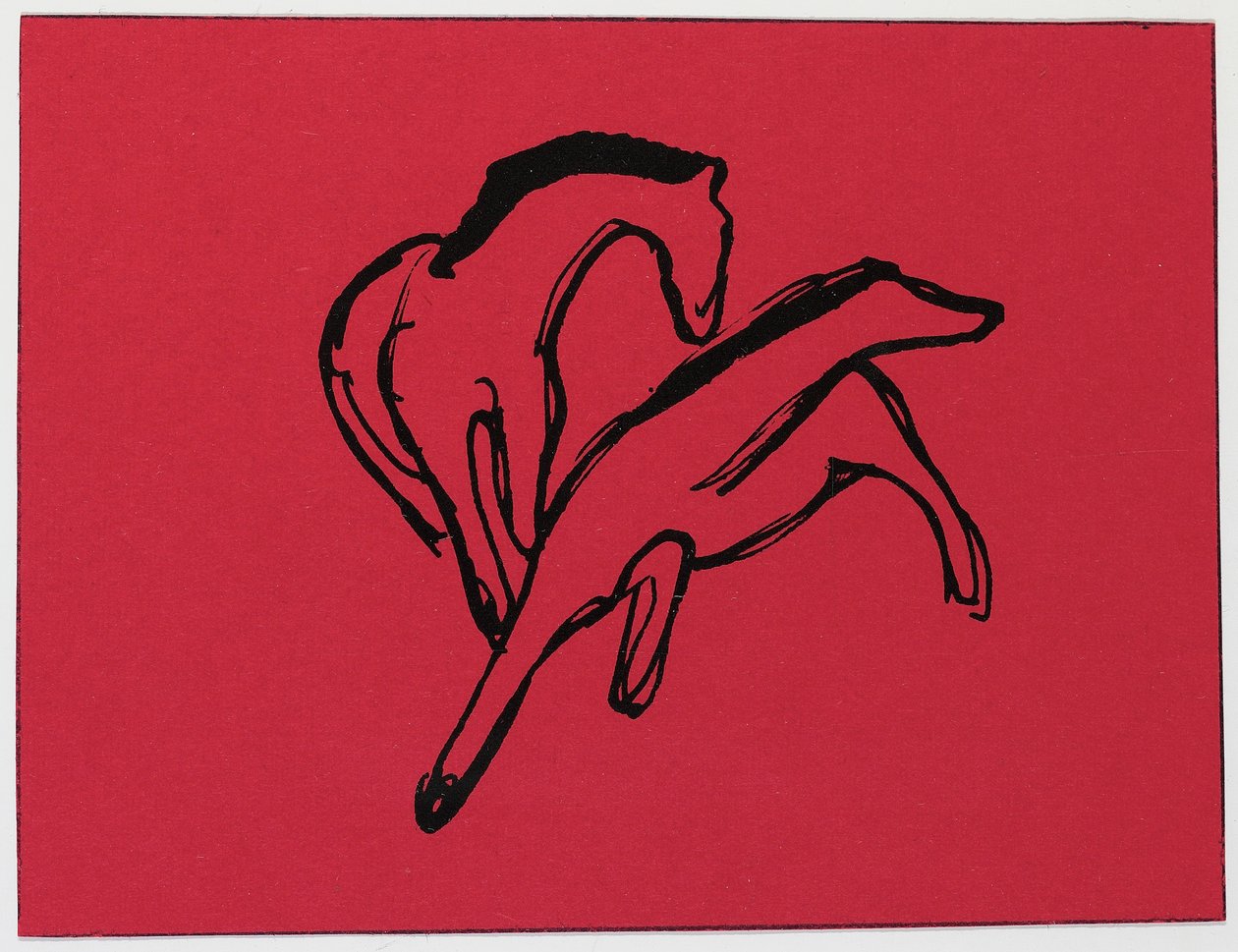Dva koně od Franz Marc