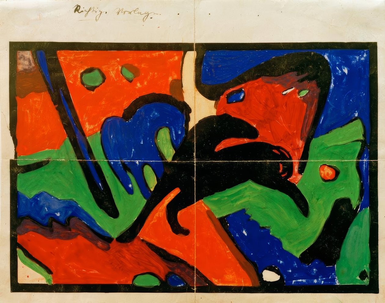 Dva koně od Franz Marc