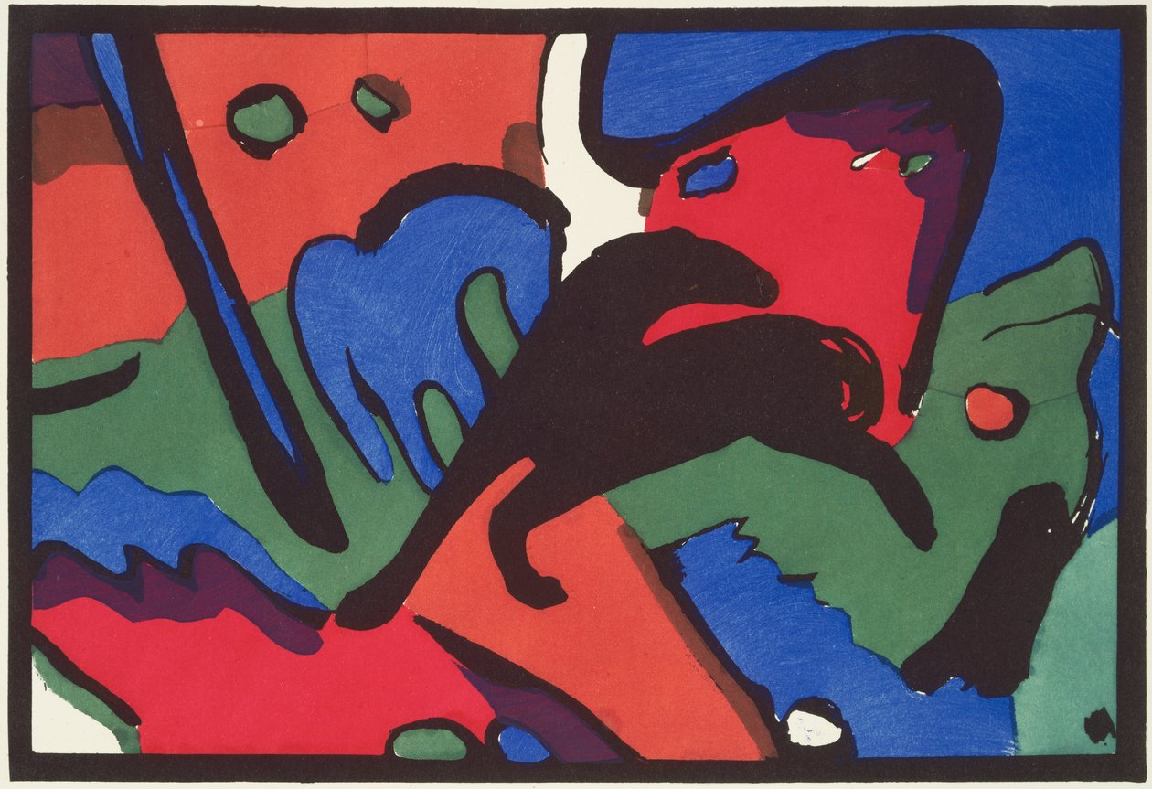 Modrý jezdec od Franz Marc and Wassily Kandinsky