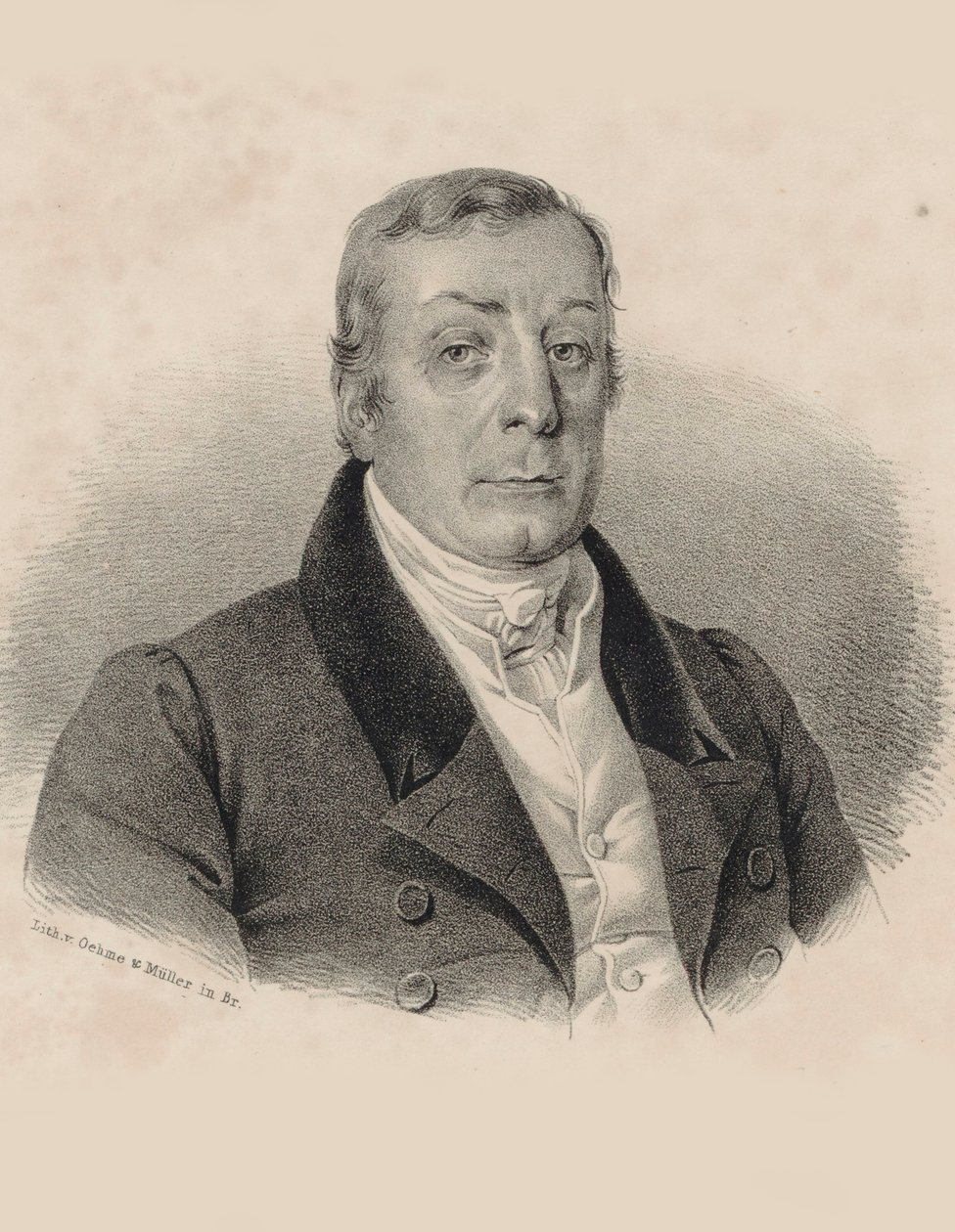 Portrét dirigenta a skladatele Josepha Weigla 1766-1846, c. 1830. od Franz Oehme