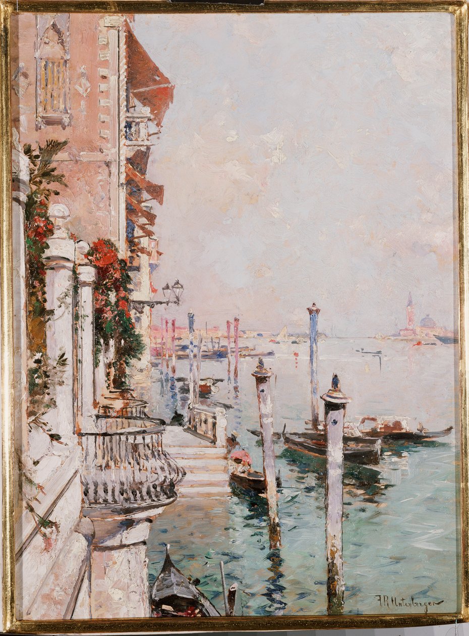Canal Grande, Benátky od Franz Richard Unterberger