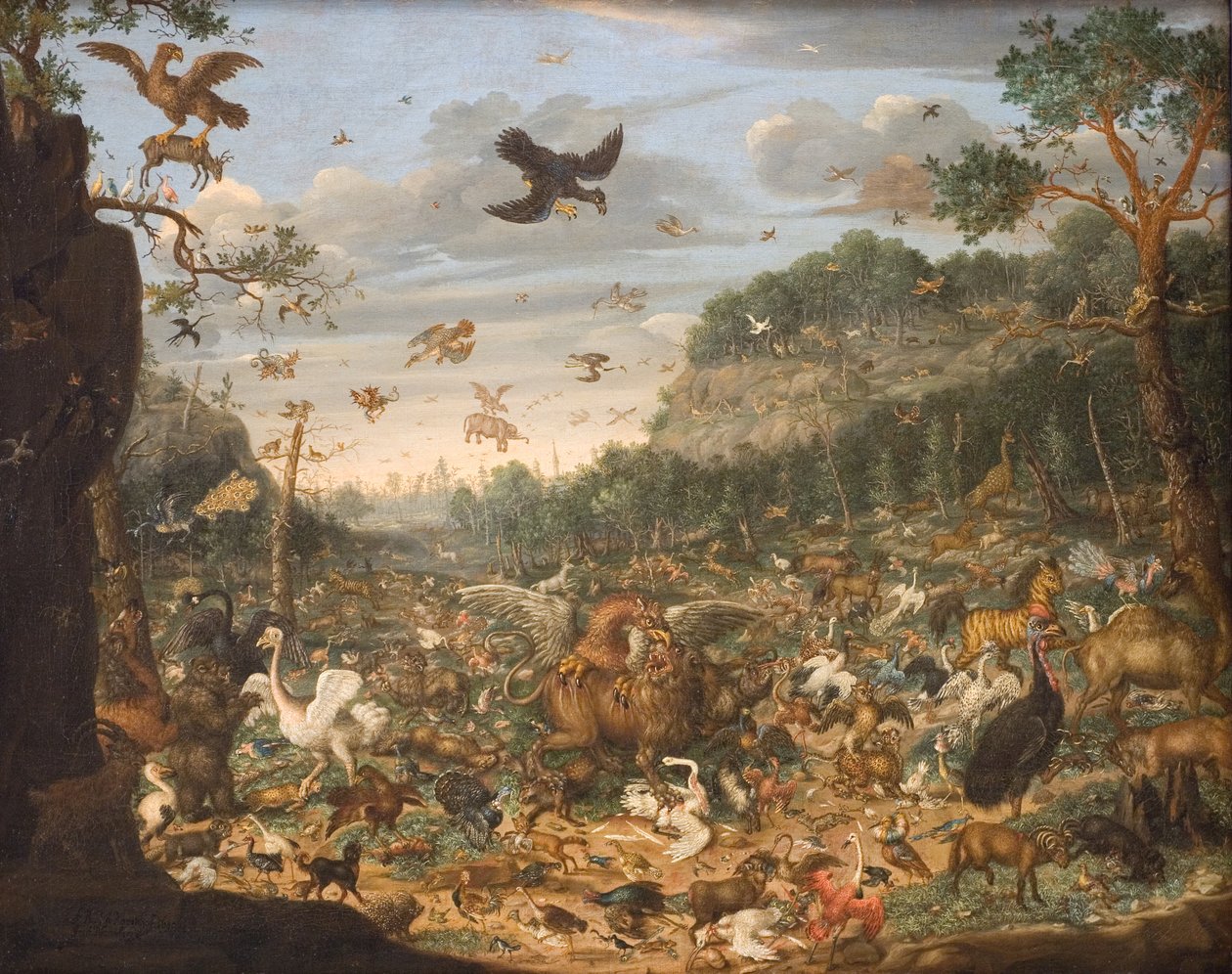 Země po pádu člověka od Franz Rösel von Rosenhof