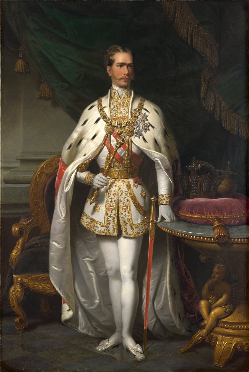 císař František Josef I. od Franz Russ der Jüngere