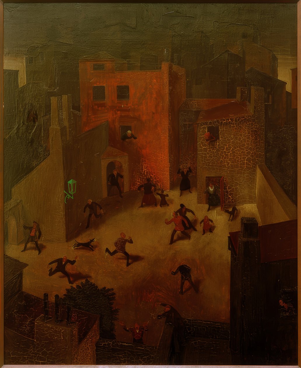 F.Sedlacek, panoráma města od Franz Sedlacek