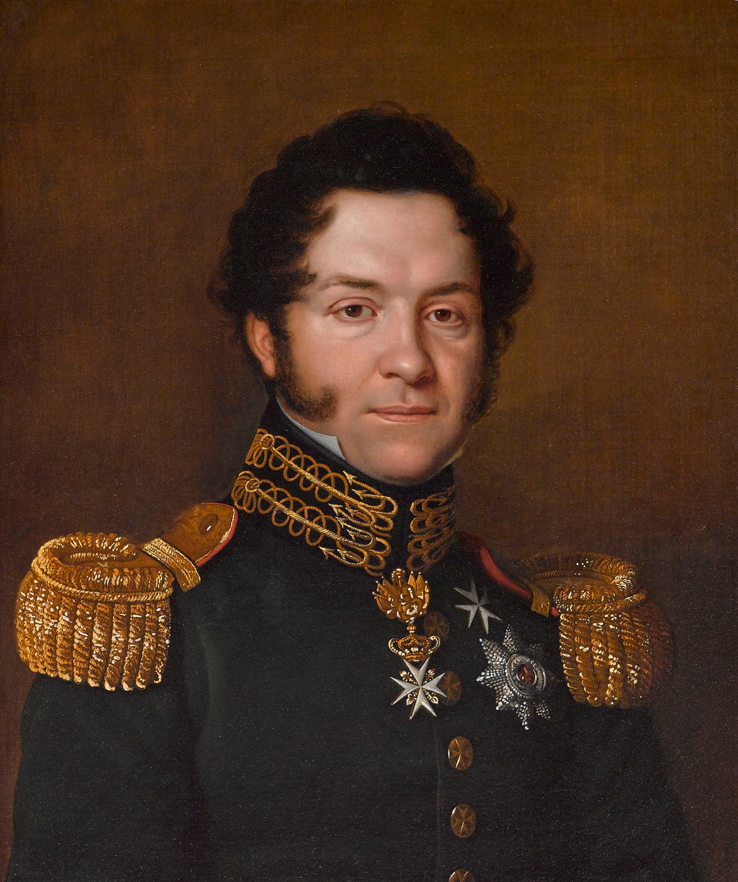 Portrét Jean-Noé-Godefroy de Polier-Vernand 1782-1833, 1823. od Franz Seraph Stirnbrand