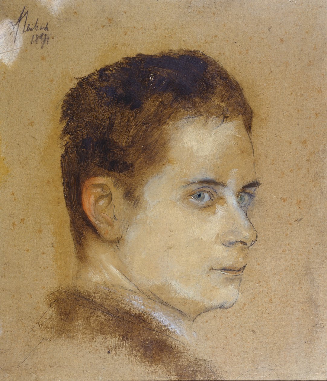 Maximilian Harden (1861-1927) (kvaš a křída na papíře) od Franz Seraph von Lenbach