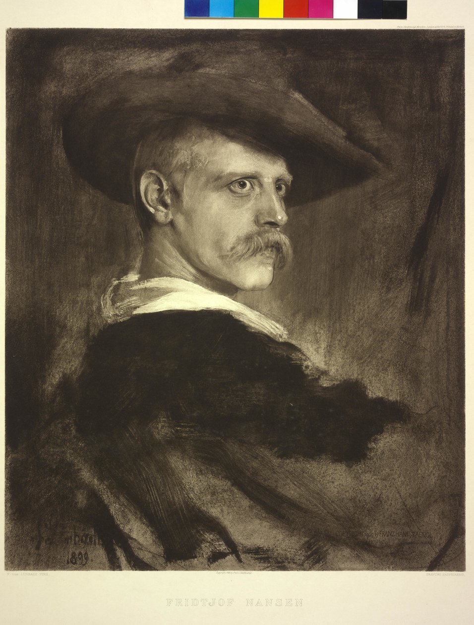 Obraz Franze von Lenbacha Fridtjof Nansen od Franz Seraph von Lenbach
