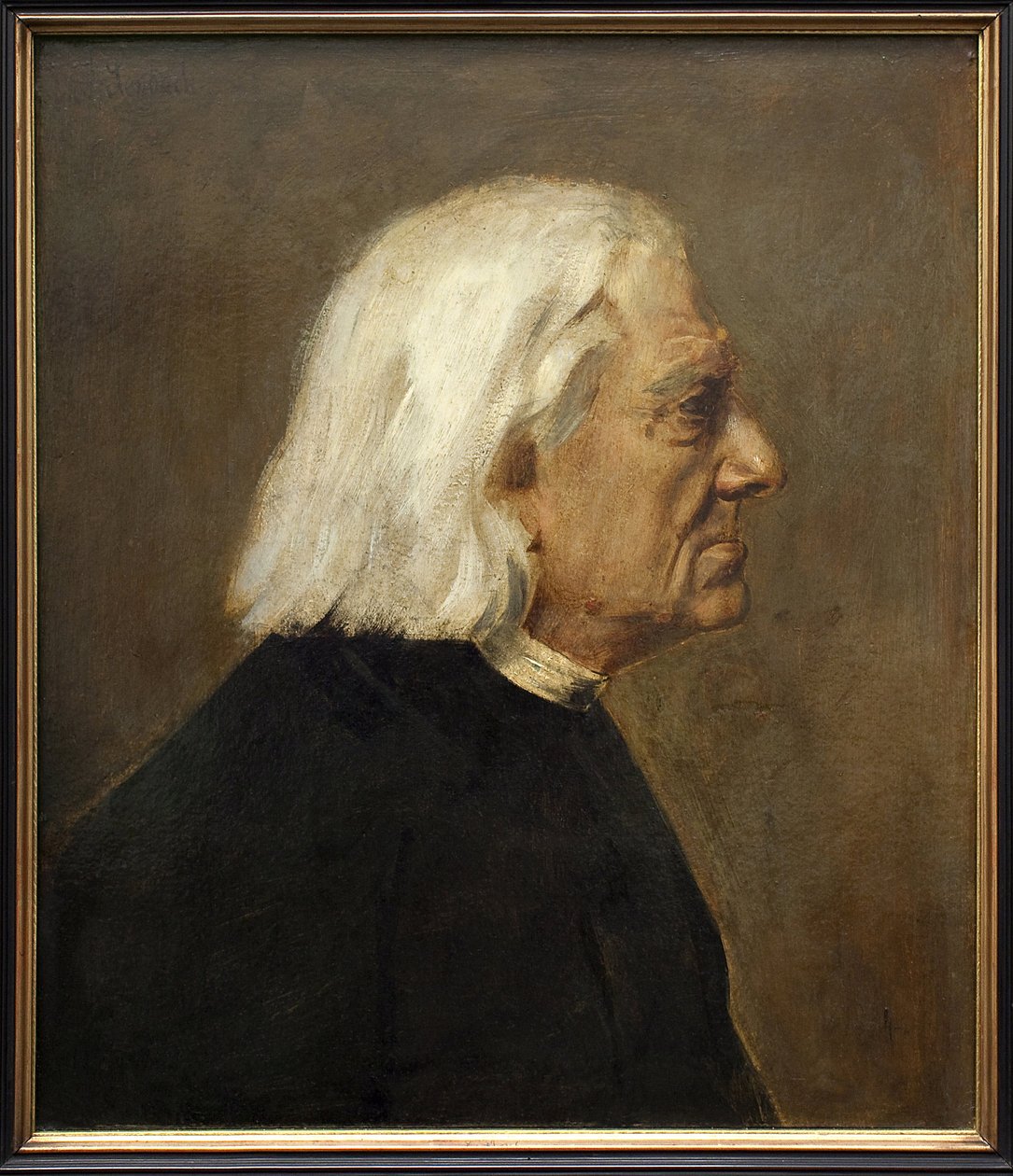Skladatel Franz Liszt (1811-1886). Obraz Franze von Lenbacha (1836-1904), olej na plátně od Franz Seraph von Lenbach