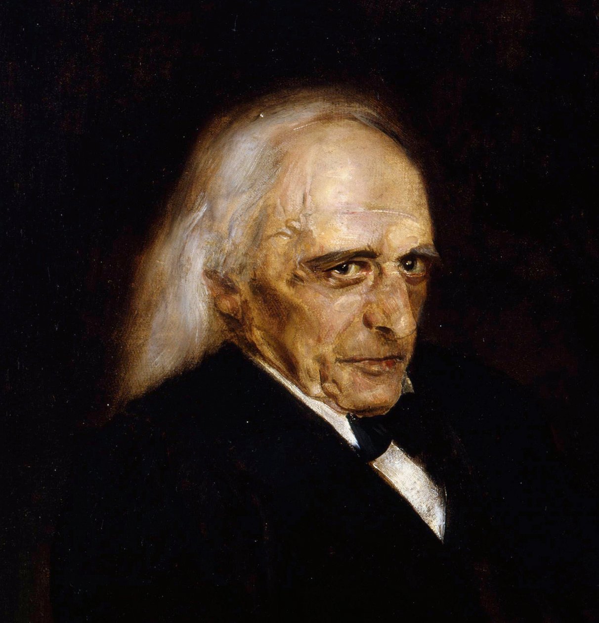 Theodor Mommsen (1817 - 1903), historie německy - Portrét Theodora Mommsena (1817-1903) Detail Lenbach, Franz, von (1836-1904) od Franz Seraph von Lenbach